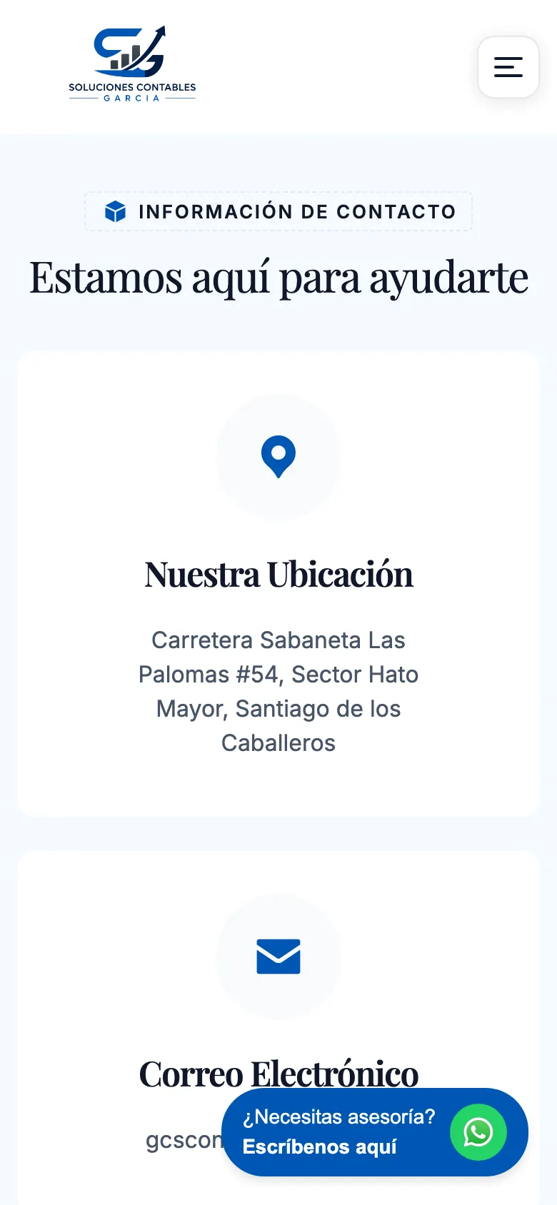 Contacto en celular